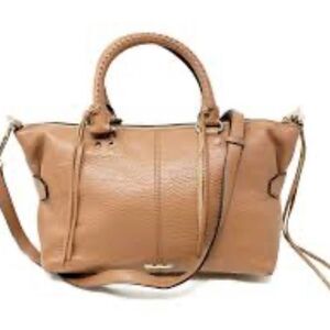 Rebecca Minkoff Moto Alomond / Blush Leather Satchel Crossbody bag purse